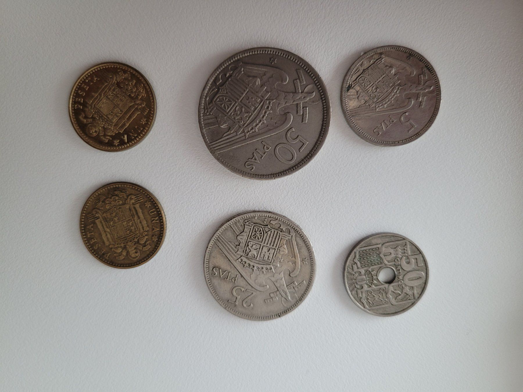 Tutti le monete: Spanien 1957-66 – Usato da Inwil venduto da Flower2325 1