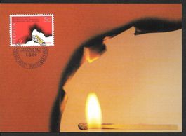 Maximumkarte Nr. 710 Brandverhütung ET Bern 11.9.1984