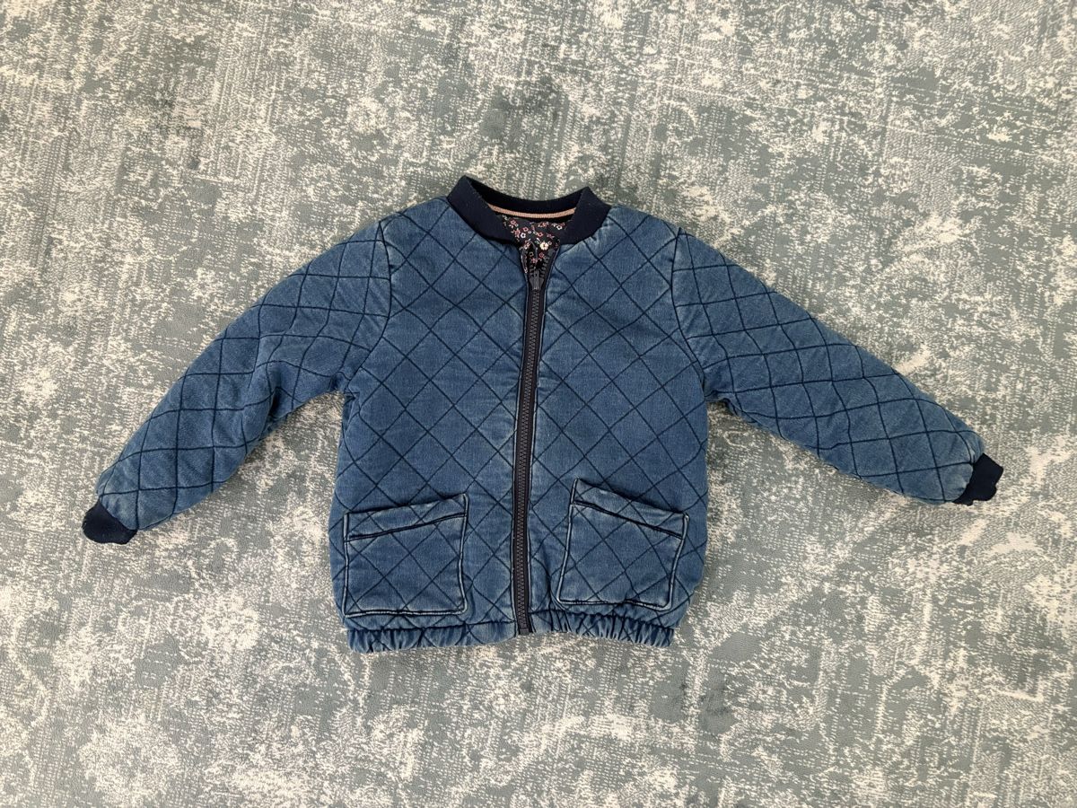 Vertbaudet Giacche & Cappotti: veste en jeans réversible Vert Baudet – Usato da lausanne venduto da cat_q9l6