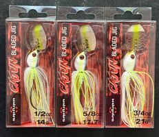 Sakura CAJUN Chatterbait 3er Mix-Set 12 - 14gr - 21gr