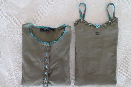 Langarmshirt / Top / Lili Gaufrette / Gr. 140