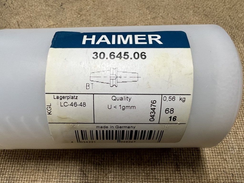 Attrezzi per industria metallurgica: Haimer BT30 6 x 60 Schrumpffutter – Usato da Zuchwil venduto da dragosmd-maschinen 5