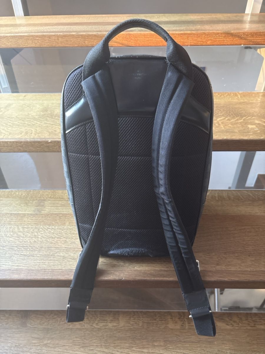 Louis Vuitton Zaini: Rucksack Louis Vuitton Canvas Damier Graphite Schwarz mit Ma – Usato da Windisch venduto da Mica82gelb 4