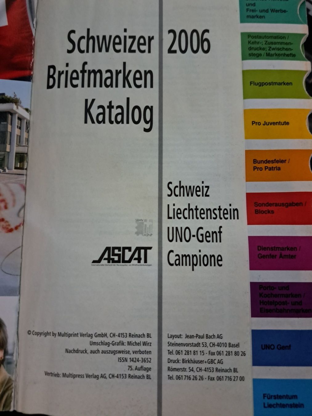 Libri: Briefmarkenkatalog Schweiz 2006 – Usato da Glashütten venduto da Christheswiss 1