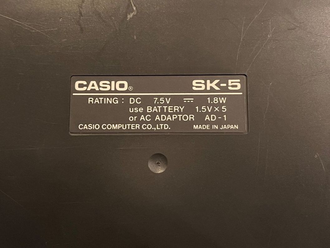 Casio Strumenti musicali: Casio SK-5 Sampling Keyboard – Usato da Turgi venduto da stefanroos 4