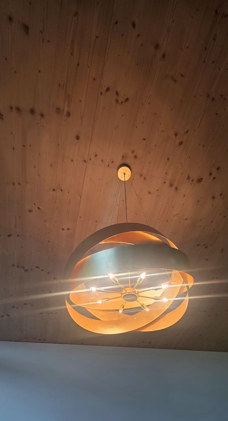 Lampadari & plafoniere: Marchetti hängeleuchte goldfarben, moderne Design-Lampe. – Nuovo (secondo la descrizione) da Schachen b. Reute venduto da Judyniki 2