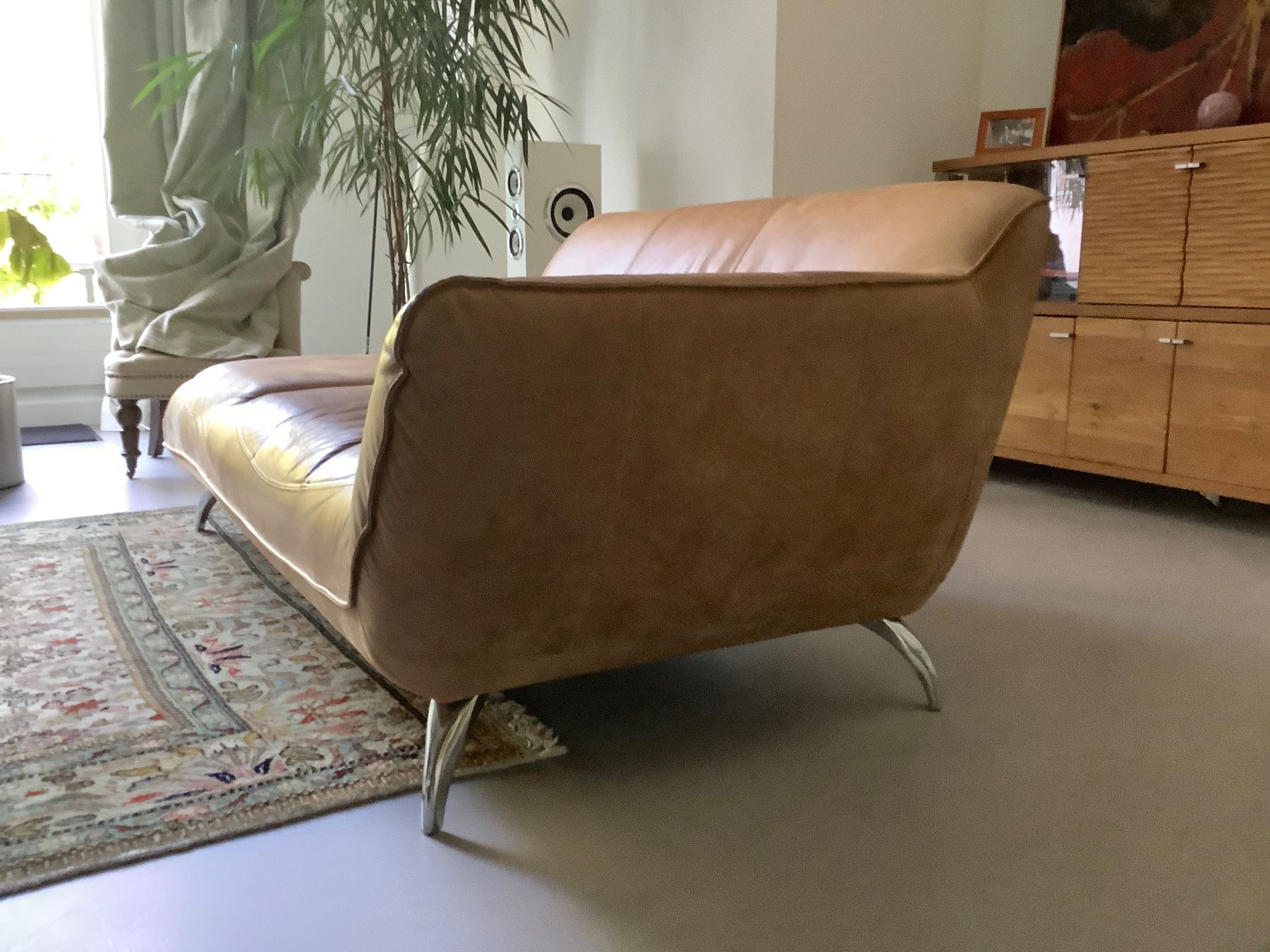 Divani: Gemütliches Ledersofa, Cognac, Repariere, Loftscape – Usato da Freienbach venduto da Elenaheinz 3