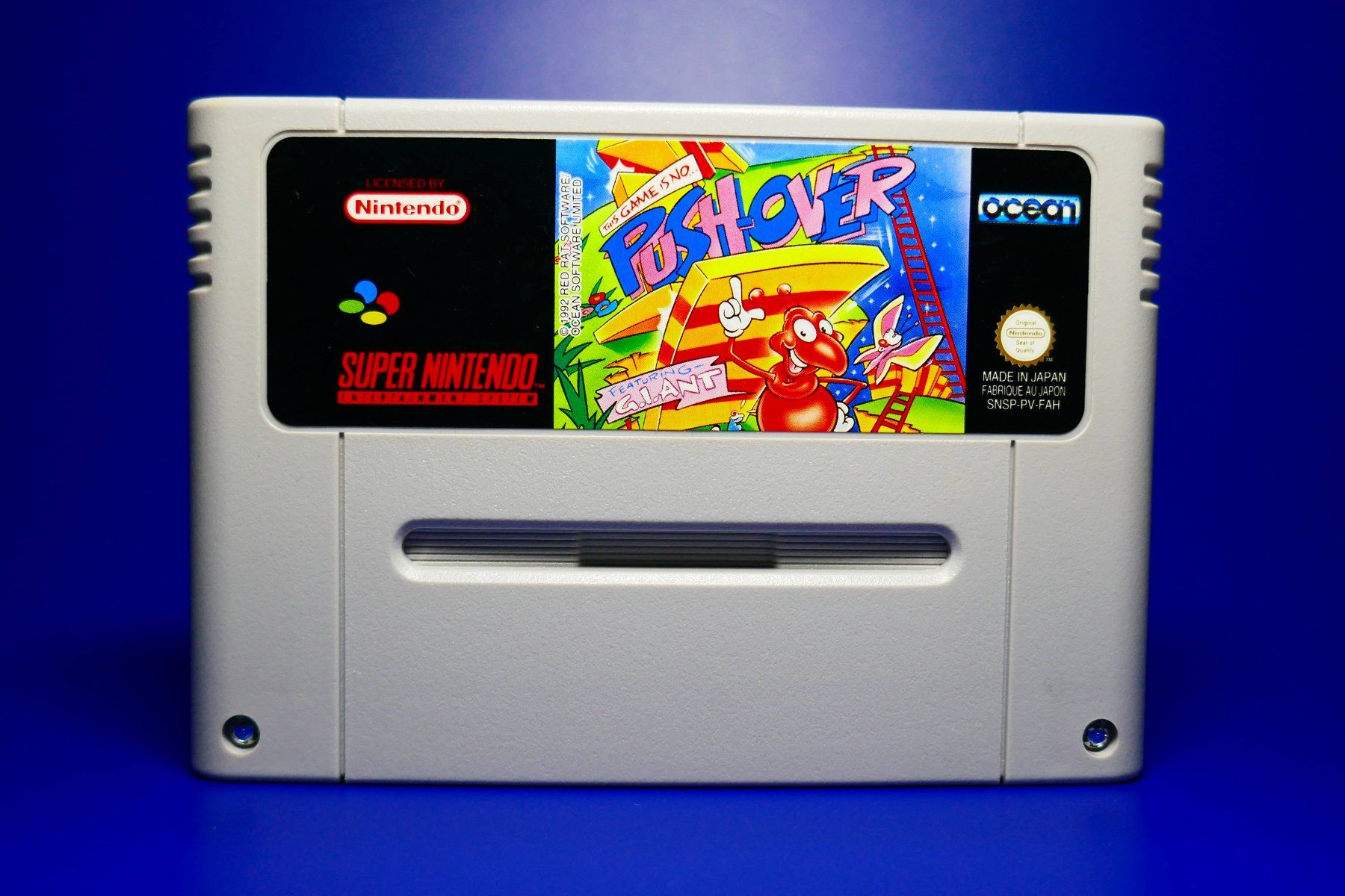 Nintendo Jeux: Push-Over - Super Nintendo – D'occasion à Vuarrens par Espace-Retro