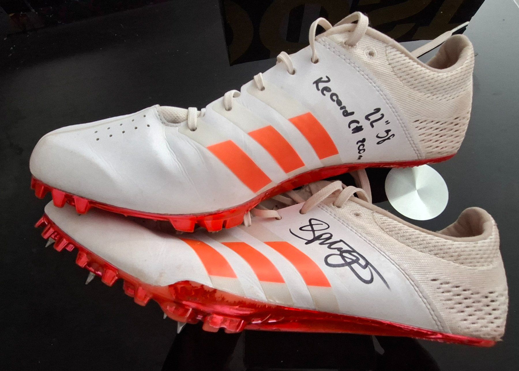 Adidas Scarpe da donna: Chaussures de course de Lea Sprunger porter record suisse – Usato da Misery venduto da sexylexy1969 1