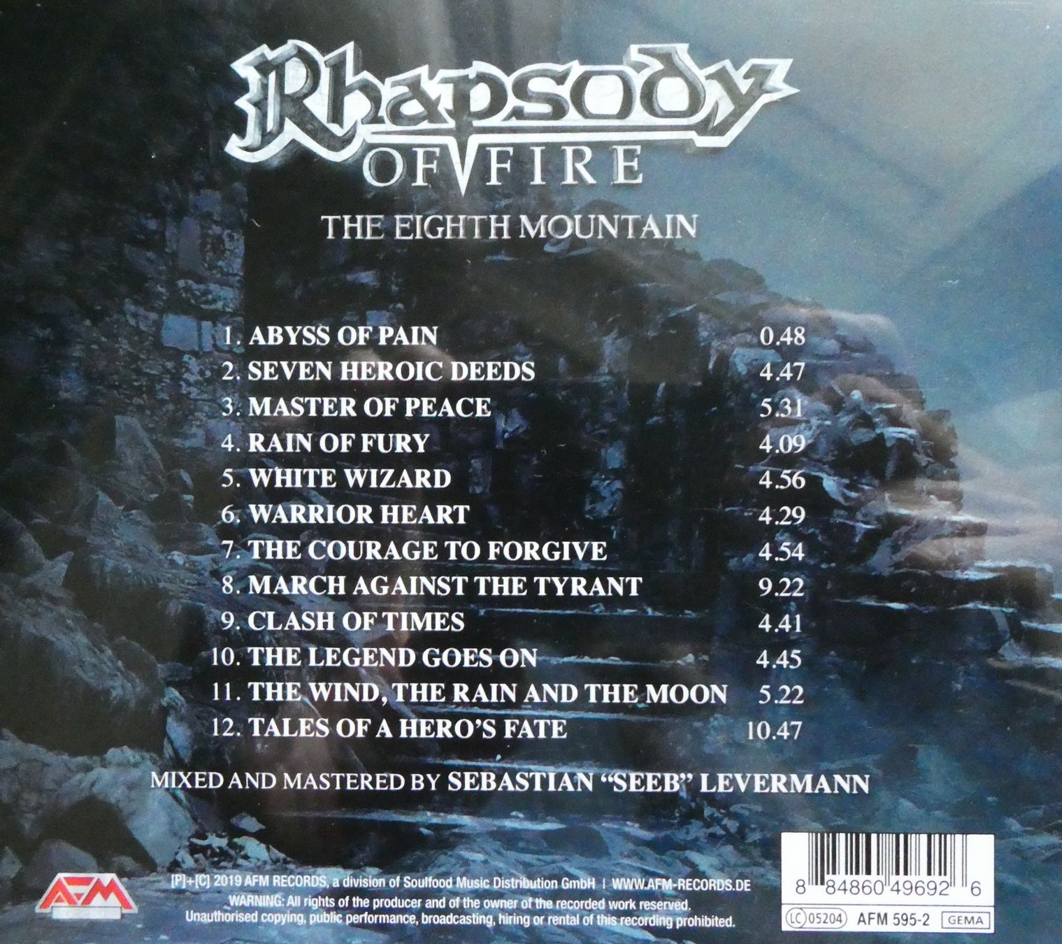 CD: Rhapsody of fire - Eight mountain – Nuovo (secondo la descrizione) da Jegenstorf venduto da Ak50 1