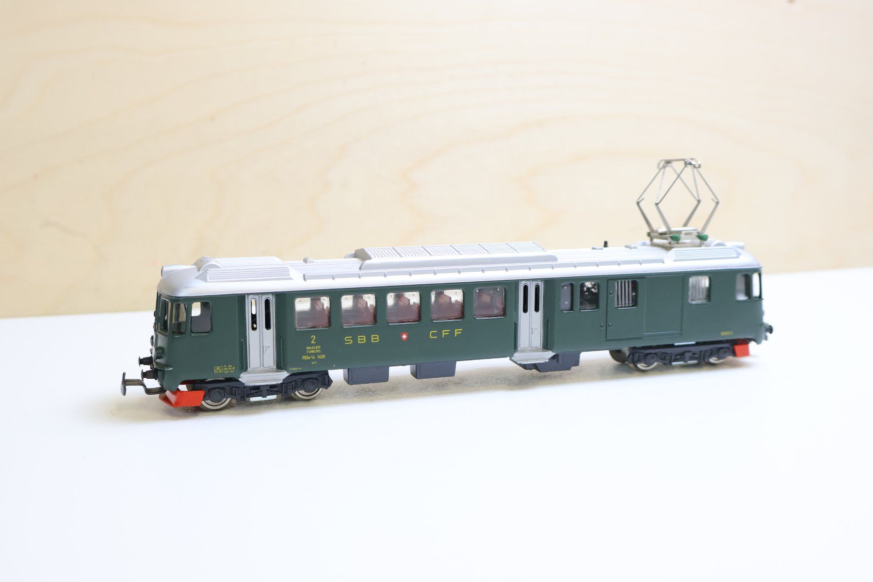 Hag Modellini di ferrovie: HAG SBB Triebwagen RBe 4/4 E-Lok - Digital H0 – Difettoso da Winterthur venduto da Monstera 5