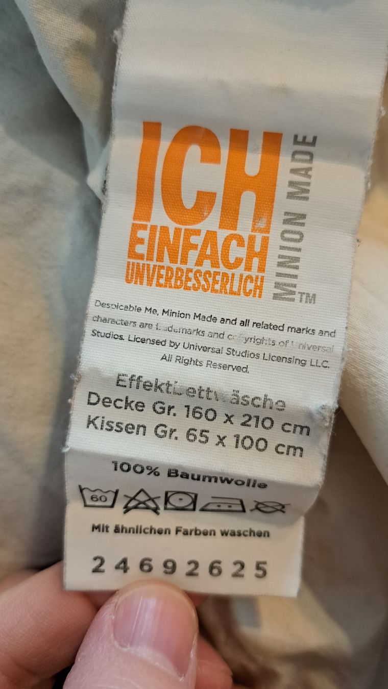 Biancheria da letto: Bettwäsche Minions – Usato da Luzern venduto da pumi24 3
