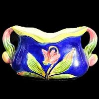 🌸Wunderschöne Vintage-Schale – Handbemalte Blumenpracht!🌸