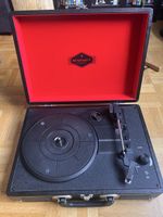 Platine vinyle valise avec haut-parleurs +USB et sortie PC
