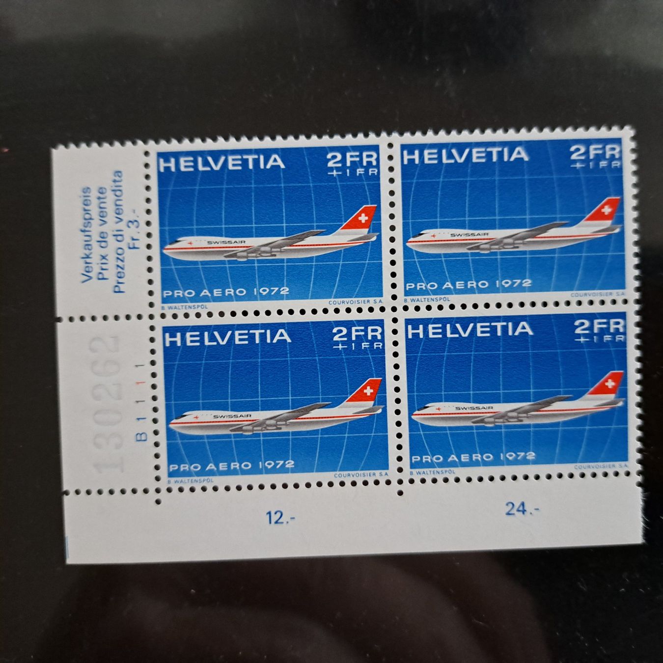 Tutti i francobolli: Kleine Flugpostsammlung – Usato da Wattenwil venduto da paku48 7