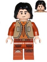 LEGO Star Wars Ezra Bridger - Dark Tan Vest, Hair (sw0574)