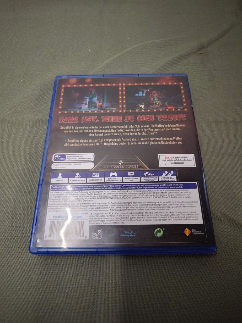 Sony Spiele: Jeu PS4 Until Dawn – Gebraucht aus Saxon von dan_drn5 3