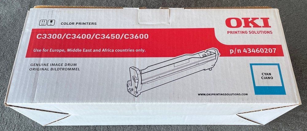 Oki Cartucce per stampanti & toner: OKI Original image Drum 43460207 - Cyan – Nuovo e nell'imballaggio originale da Lausanne venduto da Enetg