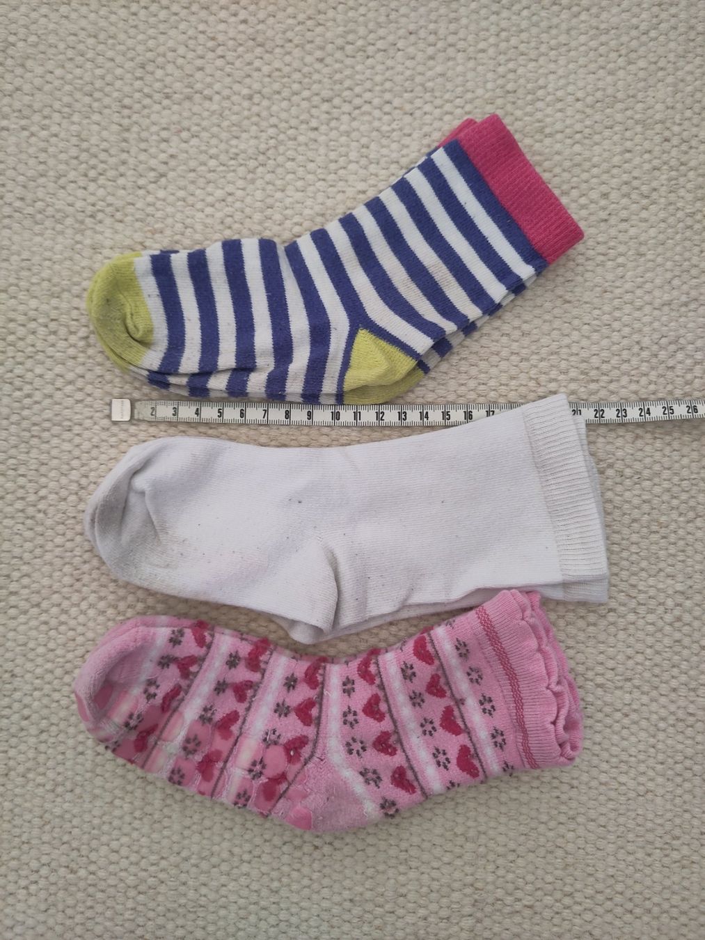 Calze per bambini: 3 Kindersocken, Fusslänge ca. 11cm – Usato da Basel venduto da Bar08 1