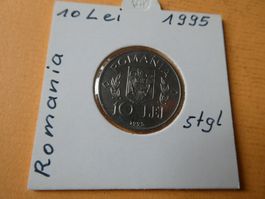 Rumänien 1995, 10 Lei Sondermünze  stgl.