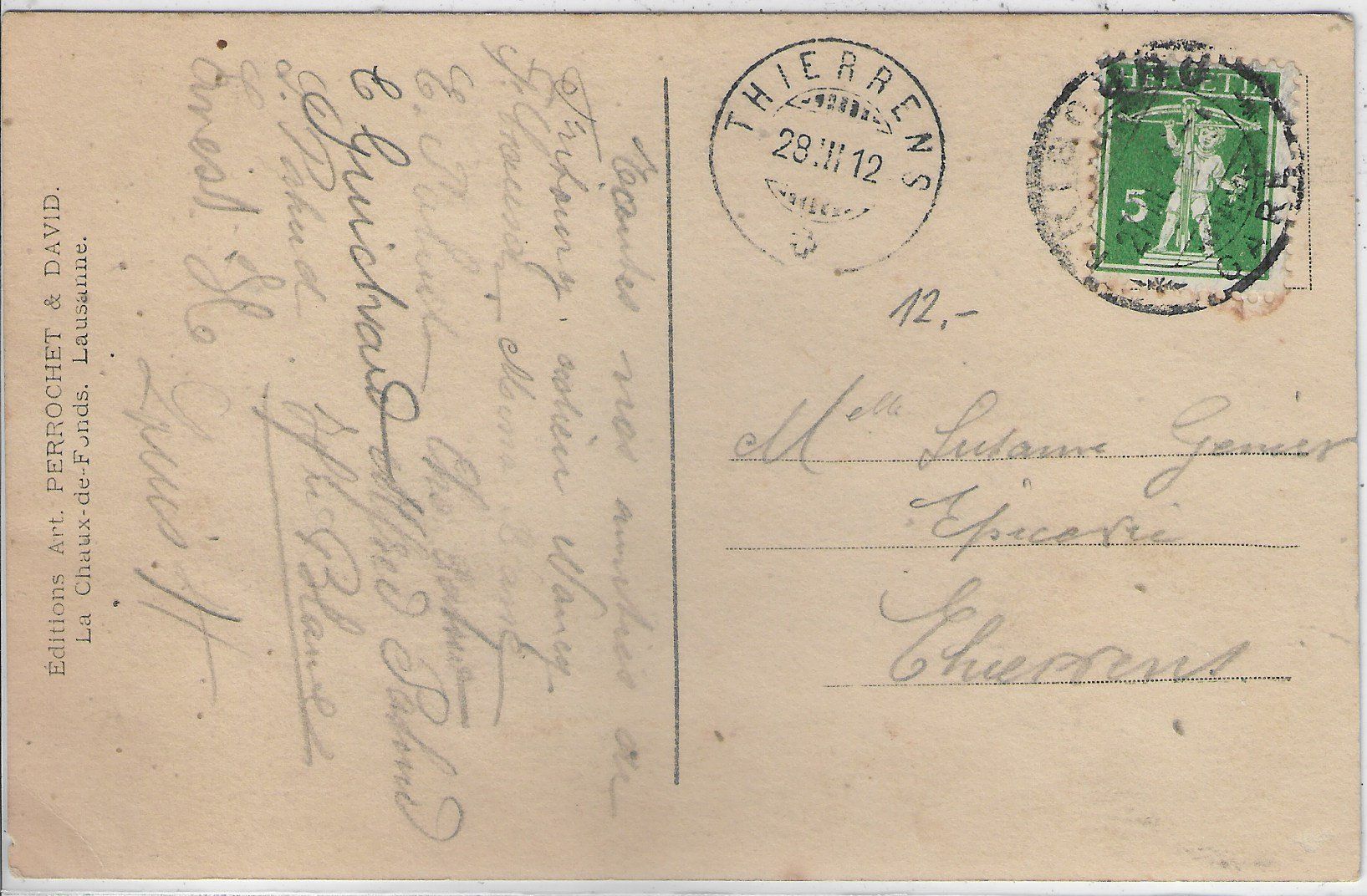 Cartoline postali: Fribourg - Chapelle de Lorette – Usato da Ettingen venduto da Kartenplanet 1
