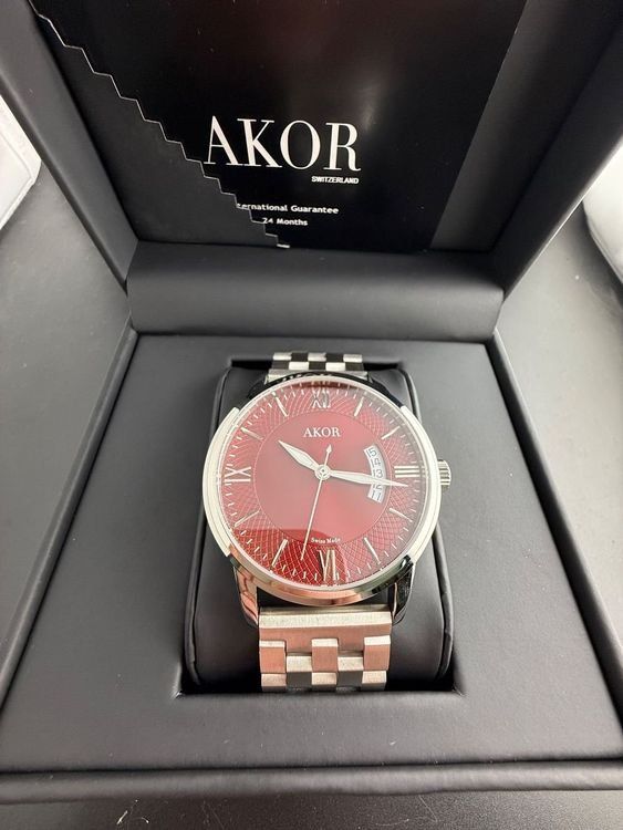 Orologi: AKOR Automatic Crystal Swiss Made Neu – Nuovo e nell'imballaggio originale da Selkingen venduto da Eishase 5