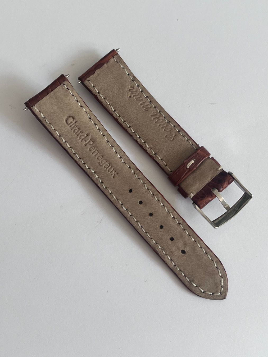 Girard-Perregaux Orologi: Girard-Perregaux Lederband 20mm – Nuovo (secondo la descrizione) da Worblaufen venduto da chronyves 1