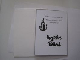 Beileids - Trauerkarte  (4)