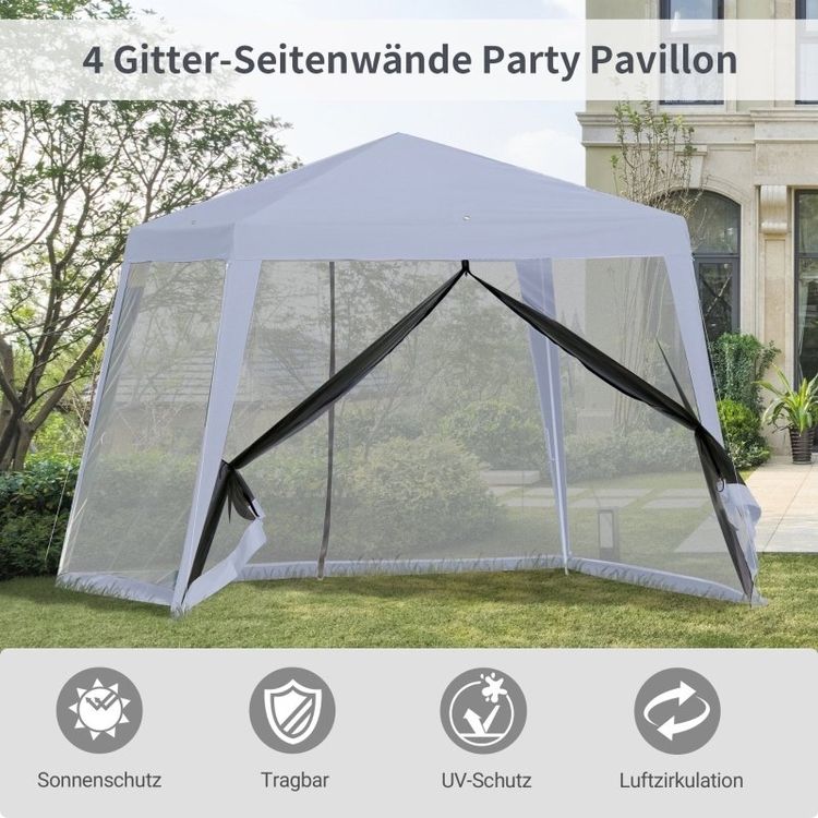 Pavillon 3x3 Moskitonetz