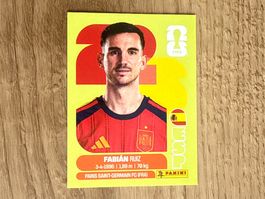 Panini FIFA WM 2026 Sticker Fabian Ruiz  ESP 12