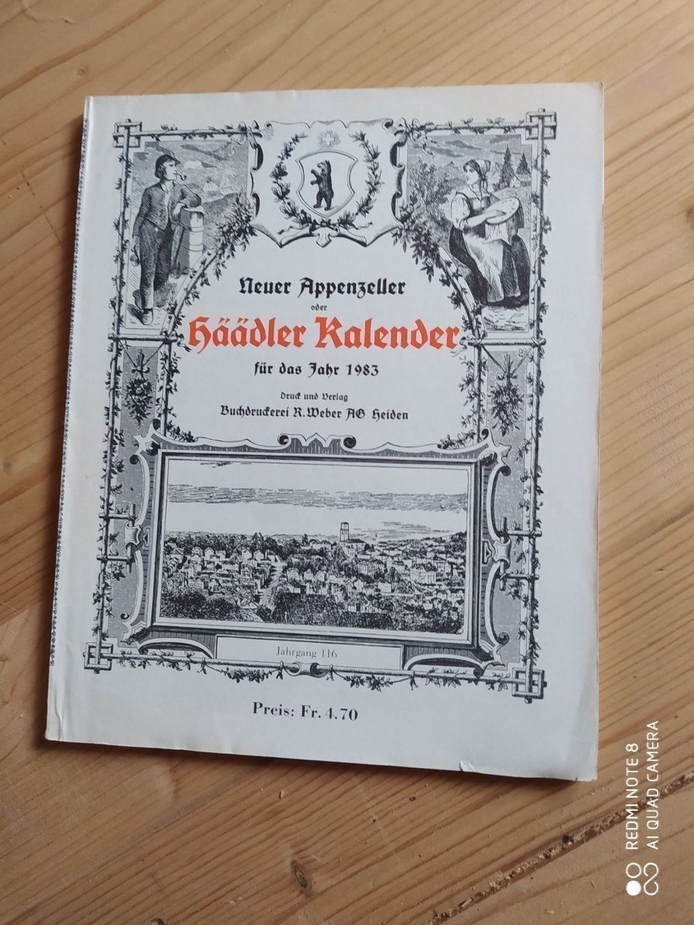 Calendari: Appenzeller Häädler Kalender – Usato da Appenzell-Steinegg venduto da lichs