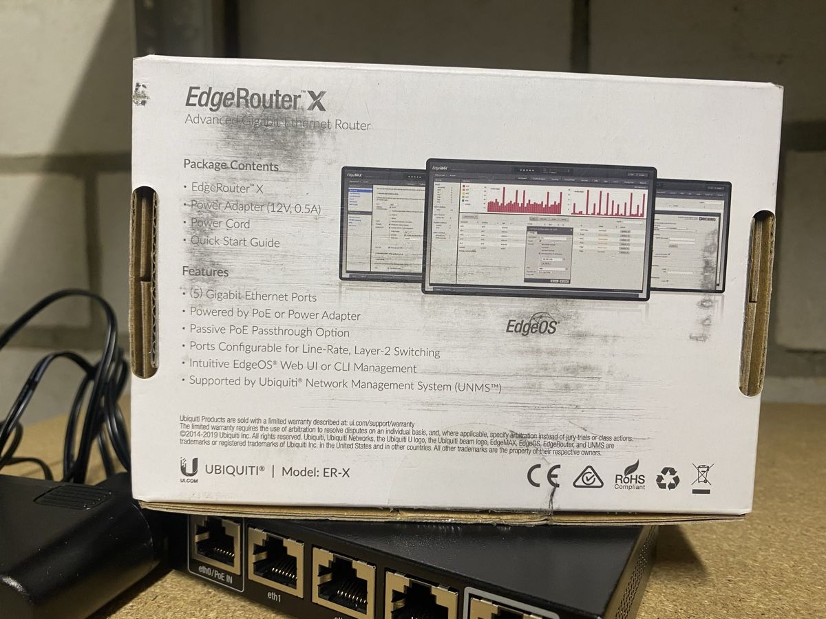 Ubiquiti EdgeRouter X (ER-X) Router - Wie Neu! Top! (Neu (gemäss ...
