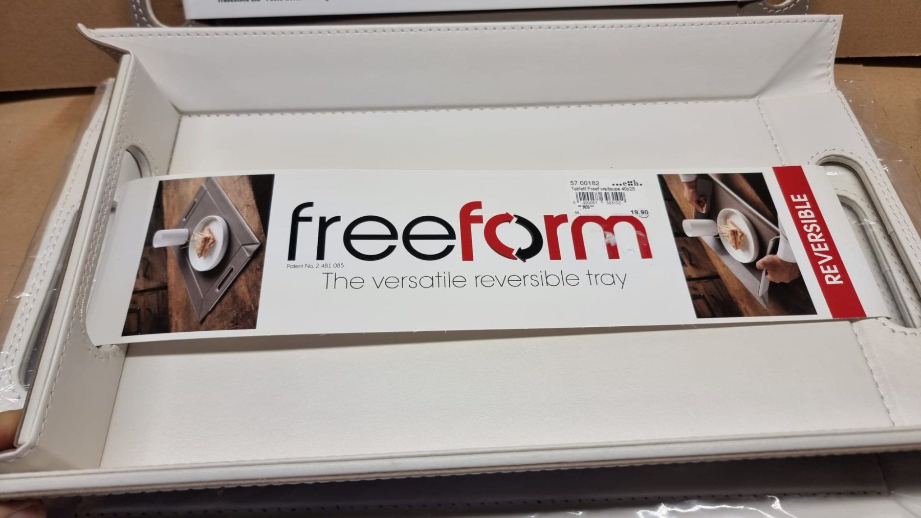 Untersetzer: 6 Stück FREEFORM wendbares Tablett & Tischset – Neu (gemäss Beschreibung) aus Rebstein von James-Dean 3