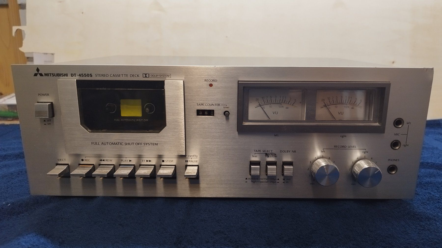 Mitsubishi Registratori: Tape Deck Mitsubishi DT 4550S – Usato da Zollikofen venduto da Reiterglueck