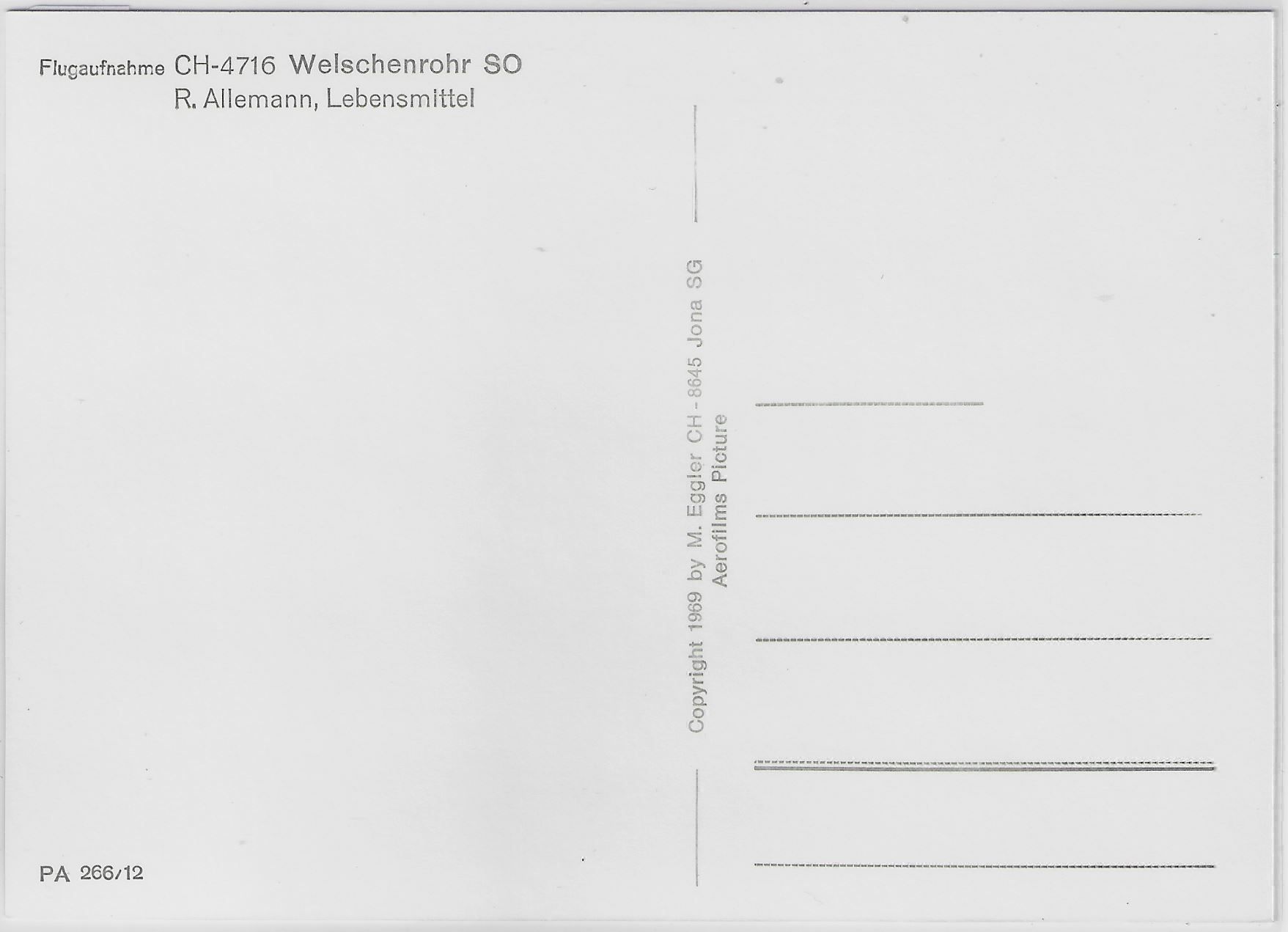 Cartoline postali: Flugaufnahme Welschenrohr SO – Antico da Ettingen venduto da Kartenplanet 1