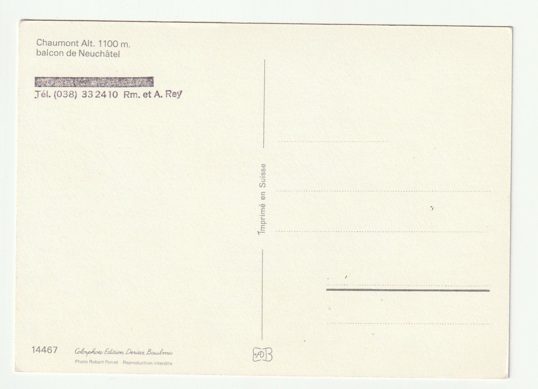 Ansichtskarten: Postkarte Gruss von Chaumont: Balcon de Neuchâtel – Neu (gemäss Beschreibung) aus St. Gallen von Ricardo_Deals 1