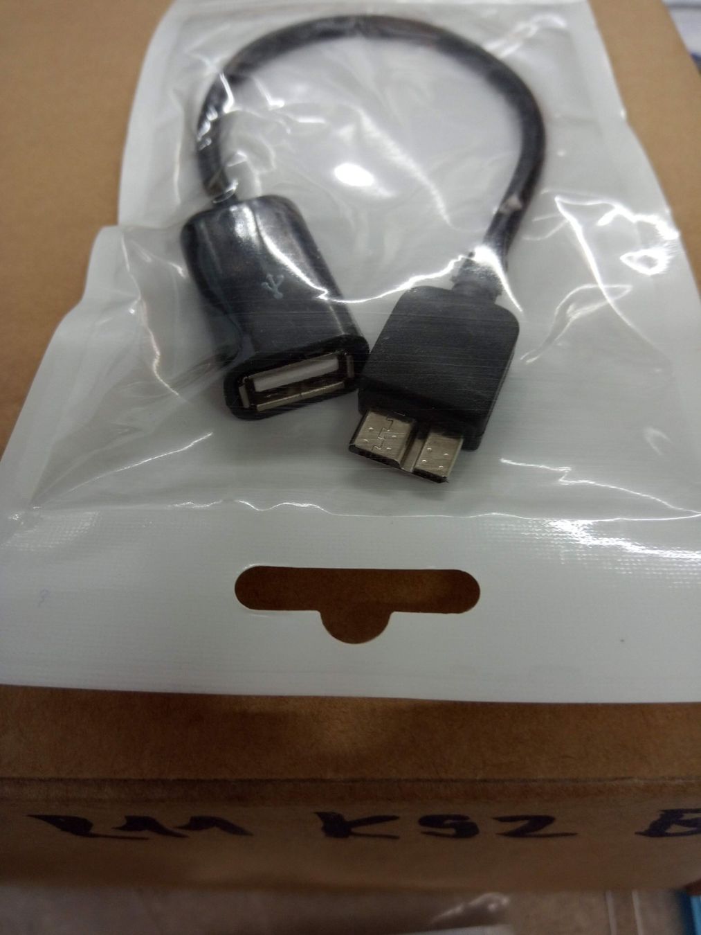 Kabel: MicroUSB 3.0 zu OTG, Schwarz – Neu und originalverpackt aus Ermatingen von rik4rdo