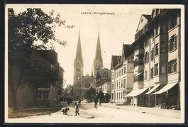 Olten, Ringstrasse mit Blick auf die Kir
