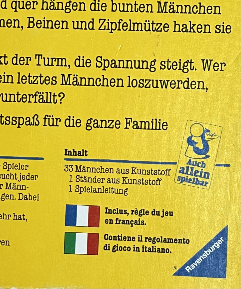 Ravensburger Giochi: Stappelmännchen – Usato da La Tour-de-Peilz venduto da Pansy02 5