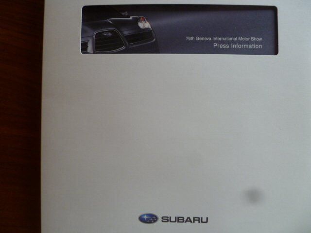 Subaru Documenti: Subaru Pressemappe 2006 – Usato da Zofingen venduto da sosalinos01 3
