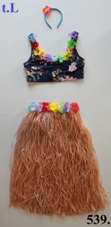 Costume danseuse Hawaïenne / Hawaiianische Tänzerin t. L