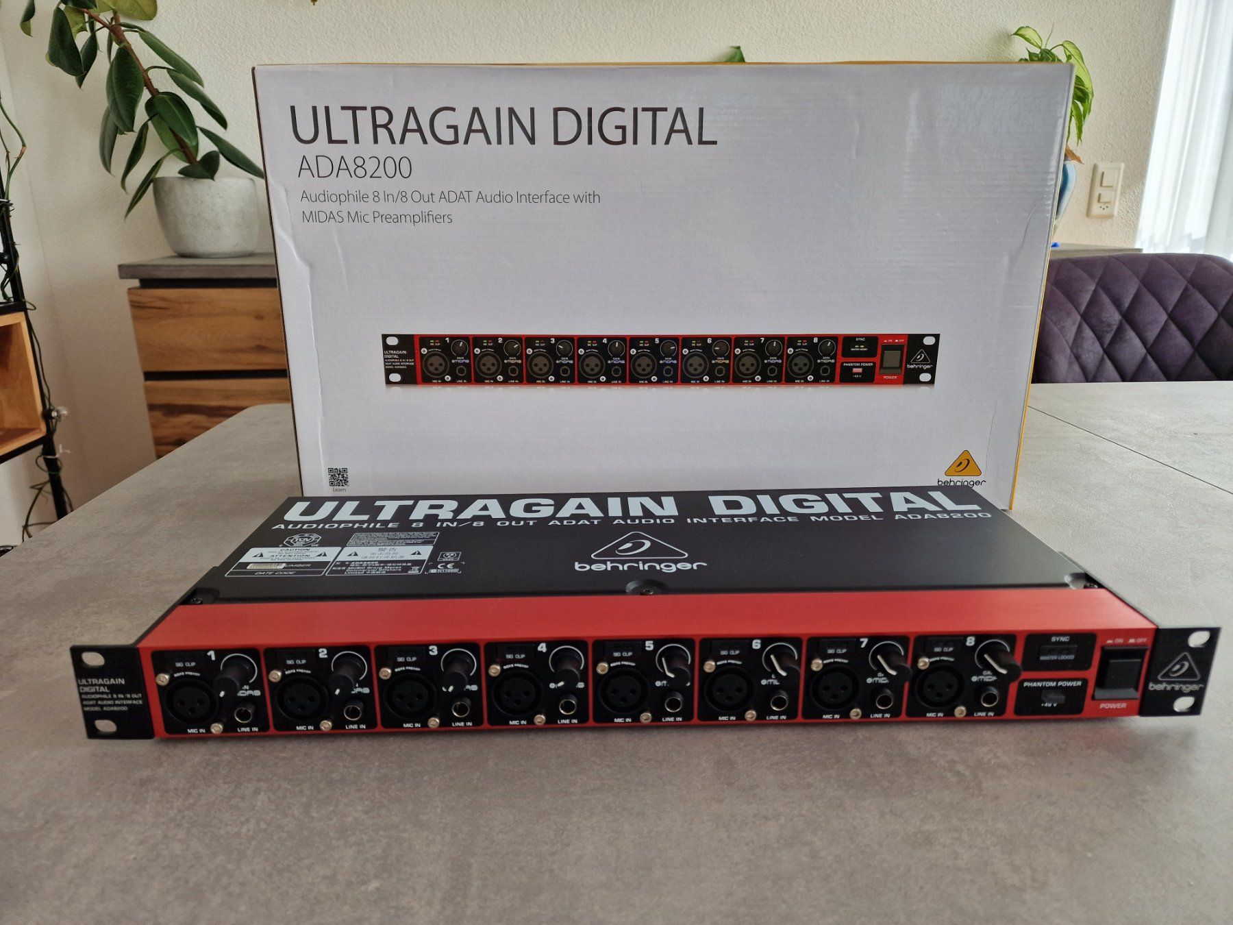 Behringer Studioequipment: Behringer ADA8200 Ultragain ADAT Interface – Gebraucht aus Rotkreuz von