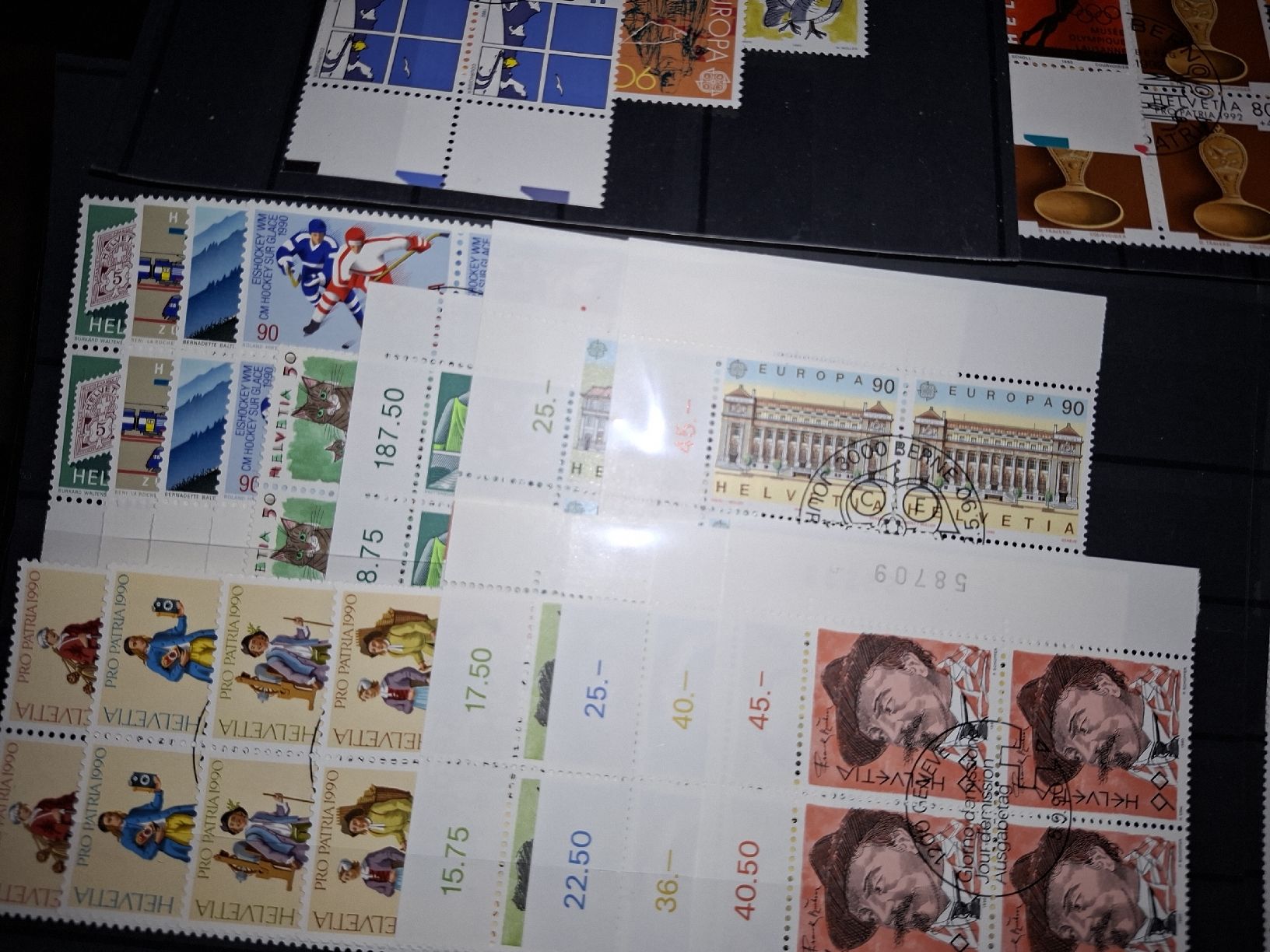 Tous les timbres: Lot 4er Blocks div. ET gestempelt – D'occasion à Balgach par SIMEON27 1