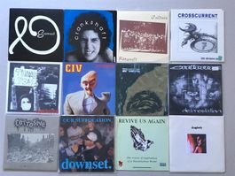 12 x Hardcore 7" Damnation A.D. Dragbody CIV Seaweed Downset