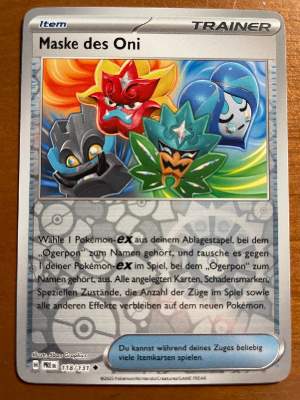 Pokémon Carte collezionabili: Pokemon Maske des Oni Reverse (Versand gratis) – Nuovo (secondo la descrizione) da Chur venduto da Angerson