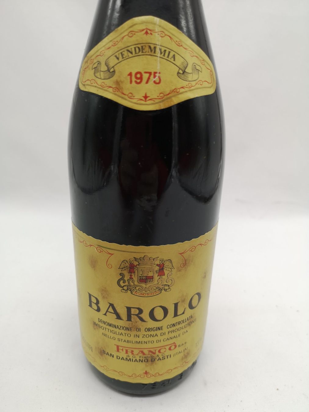Wein: BAROLO / 1975 - 1976 - 1977 – Neu (gemäss Beschreibung) aus Bulle von italicum 4