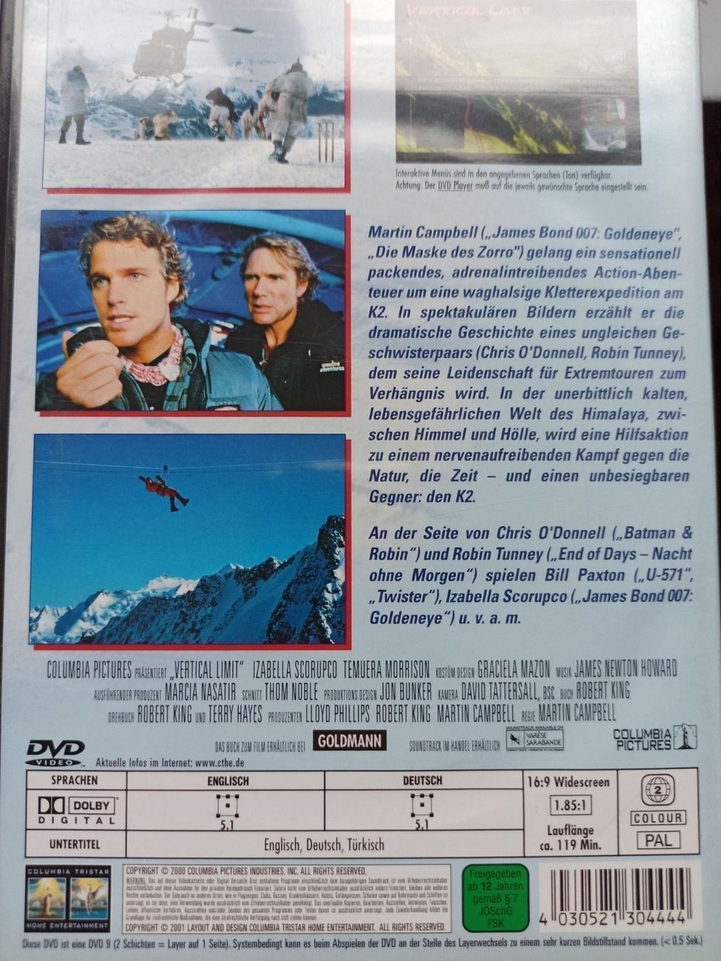 Alle DVDs: Vertical Limit – Gebraucht aus Dübendorf von kb86_MOVIE 1