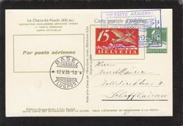 1. Flugpost La Chaux de Fonds - Basel , 15.V.1926