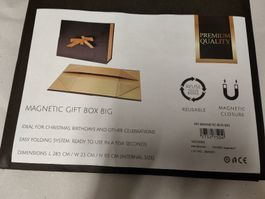 Geschenkbox magnetisch gross faltbar L28.5 B23 H11.5cm 3stk.