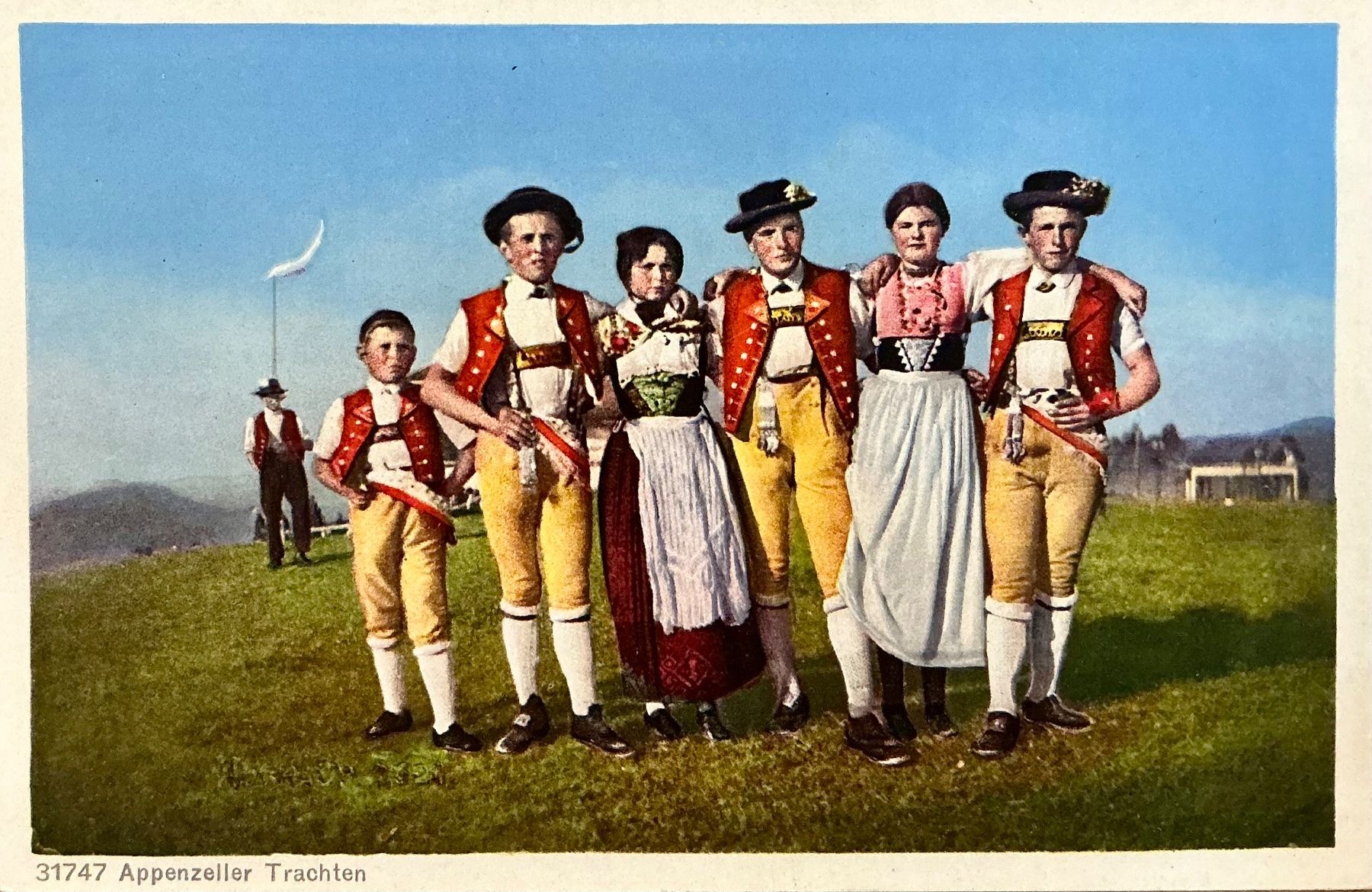 Ansichtskarten: Appenzeller Trachten - Gruppenbild – Gebraucht aus Root von ENGLAND-TREASURES 1